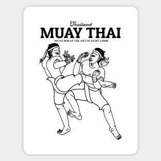 MMA Tattoo Muay Thai Magnet